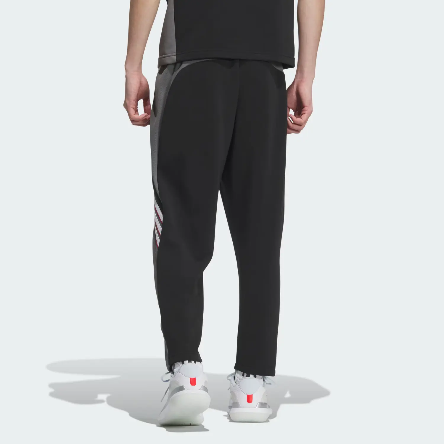 Баскетбольные FW25 PERFORMANCE повседневные брюки мужские Adidas, черный/серый — фото 4