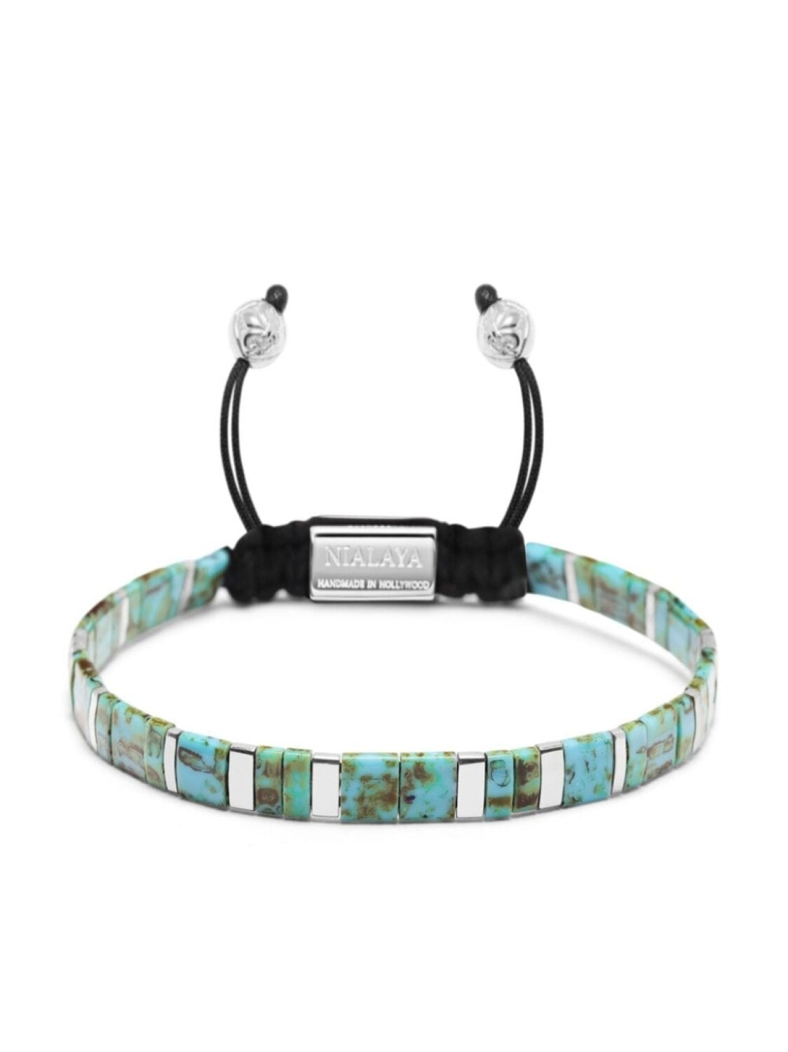 

Браслет из бусин с логотипом Nialaya Jewelry, синий