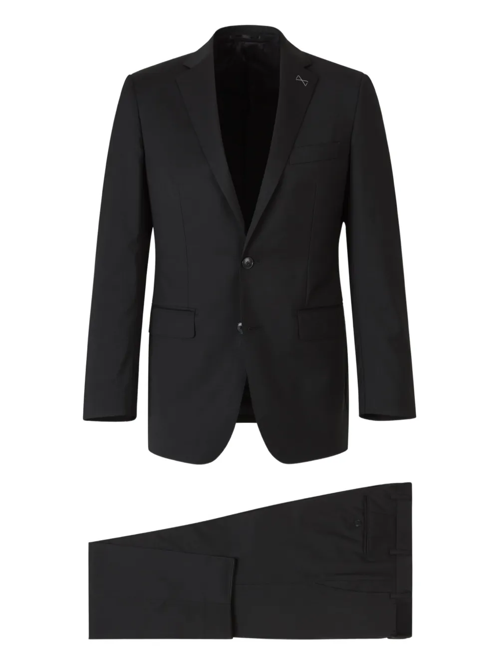 

Однобортный костюм с карманами Atelier Munro, черный