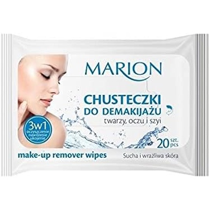

MARION Очищающие салфетки для лица для сухой и чувствительной кожи 20 шт