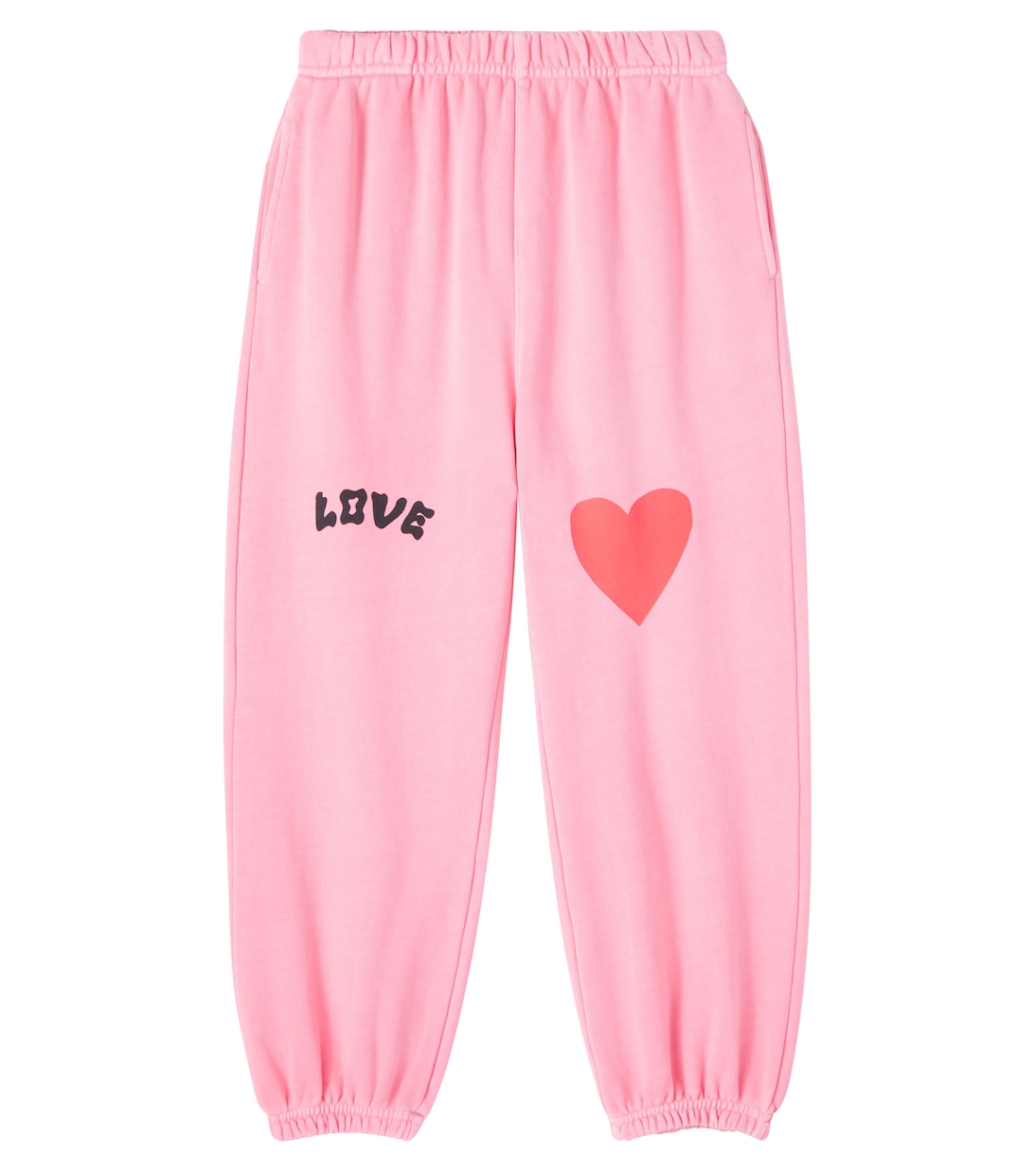 

Спортивные брюки Love из хлопкового джерси Jellymallow, розовый