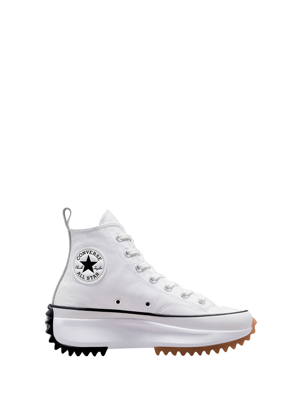 

Женские кроссовки run star hike hi белый/черный Converse