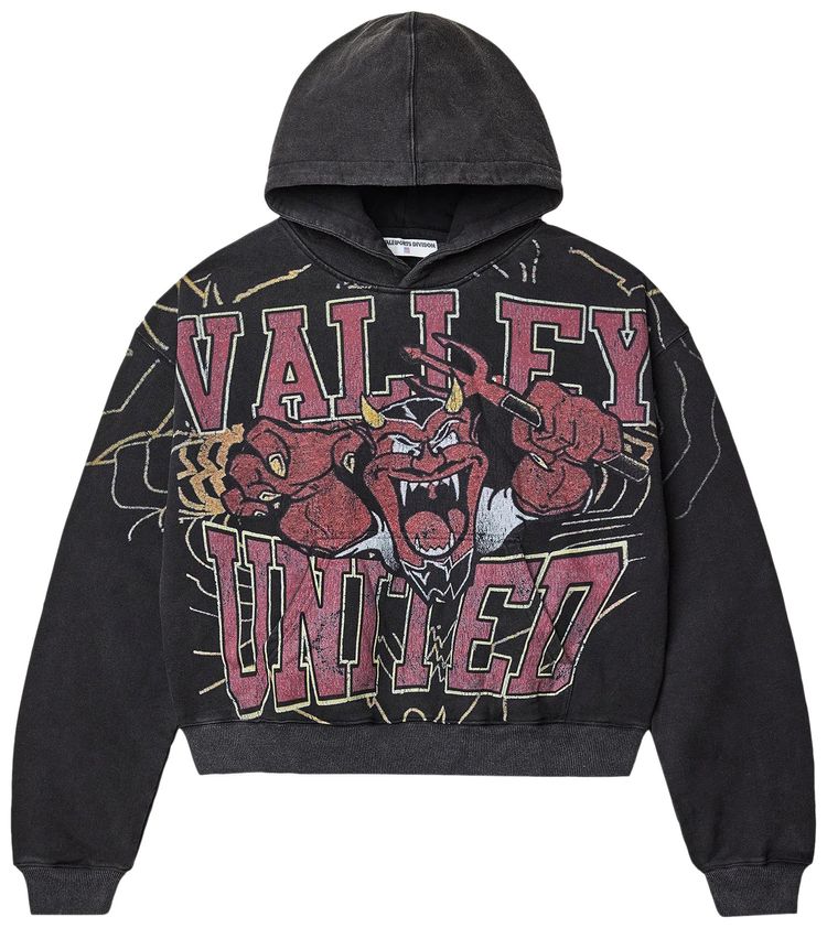 

Худи Vale Forever Valley Mascot Pullover Hoodie 'Black/Red', черный