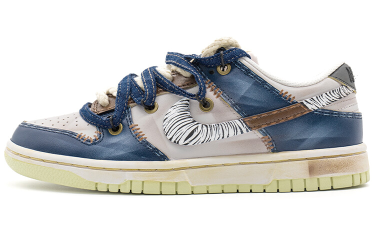 

Кроссовки Nike Dunk Skateboard Shoes Women's Low-Top Blue