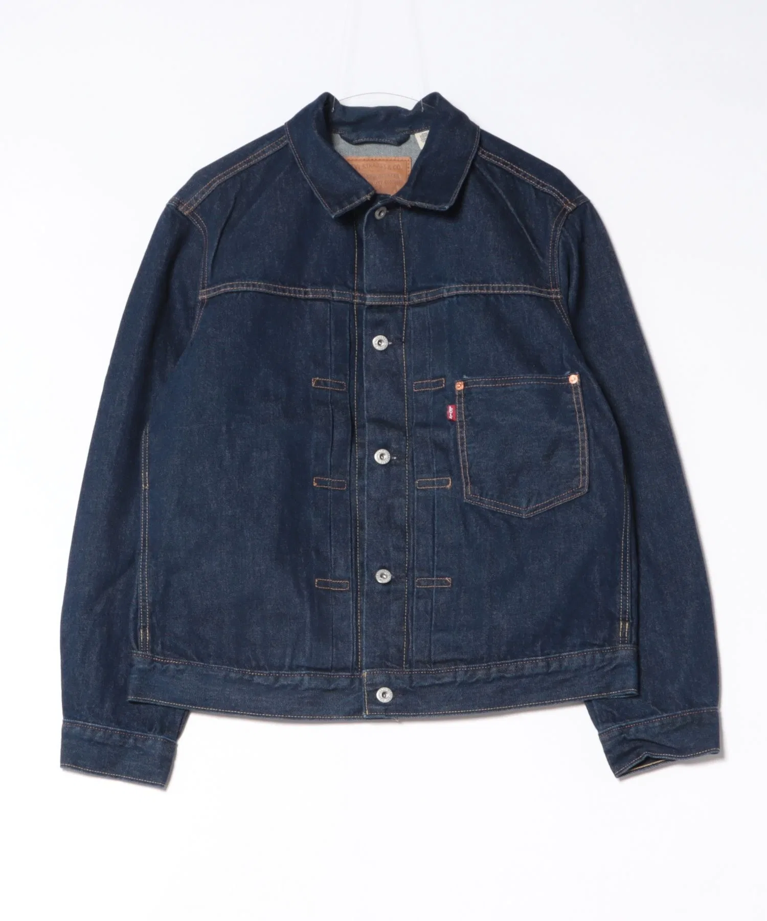 【LEVI'S】Куртка-тракер Type I, первая куртка-тракер, джинсовая куртка с однослойной обработкой, классический американский повседневный стиль