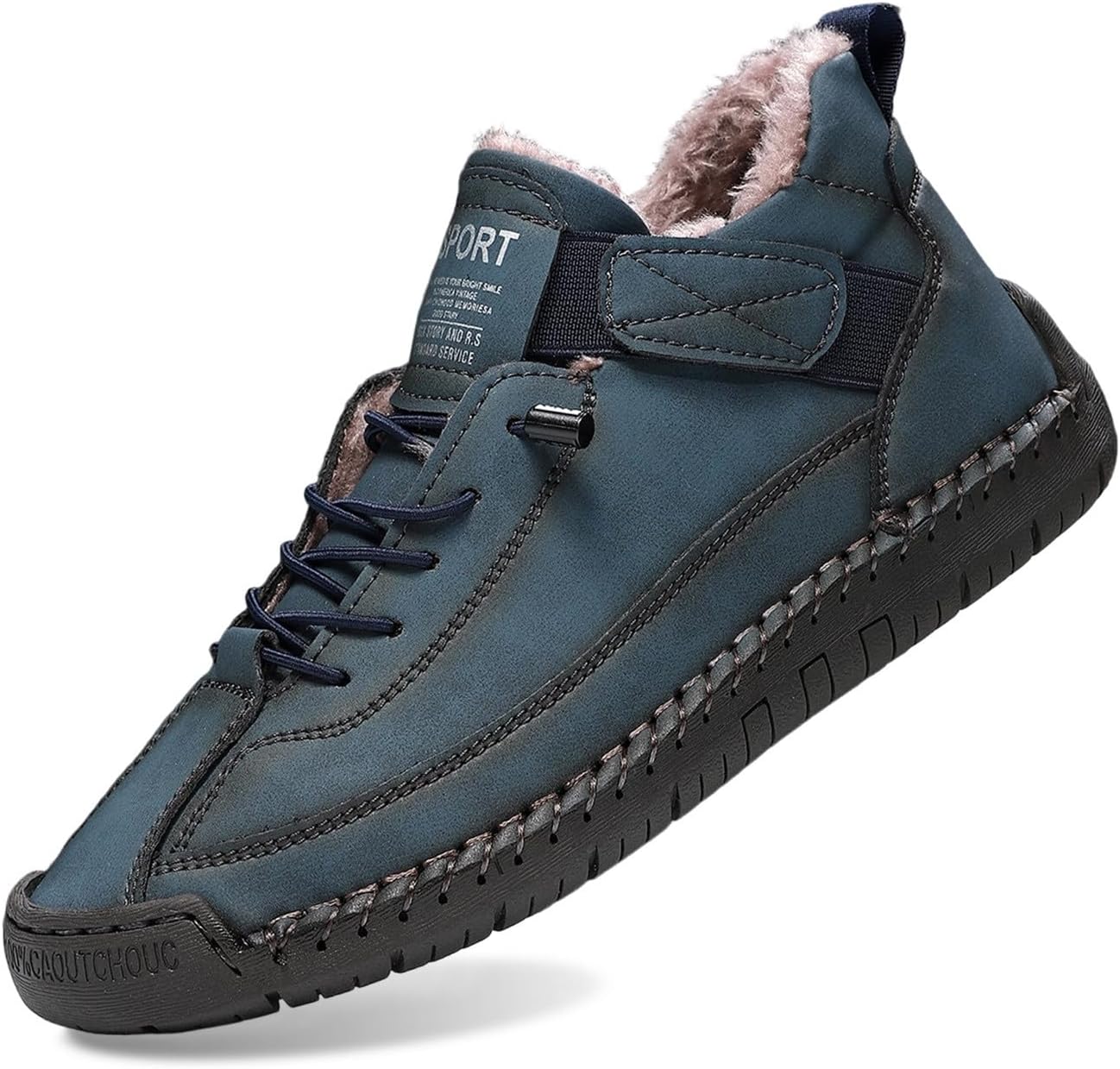 

Мужские ортопедические кроссовки-слипоны Elira Supportive, эргономичные, для ходьбы, походов, кемпинга и вождения Generic, синий