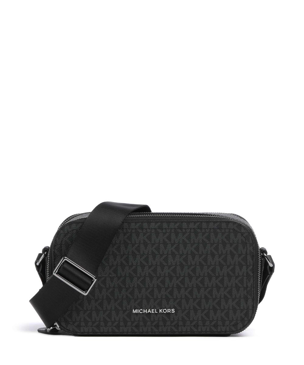 

Сумка через плечо из холста Hudson Michael Kors, черный