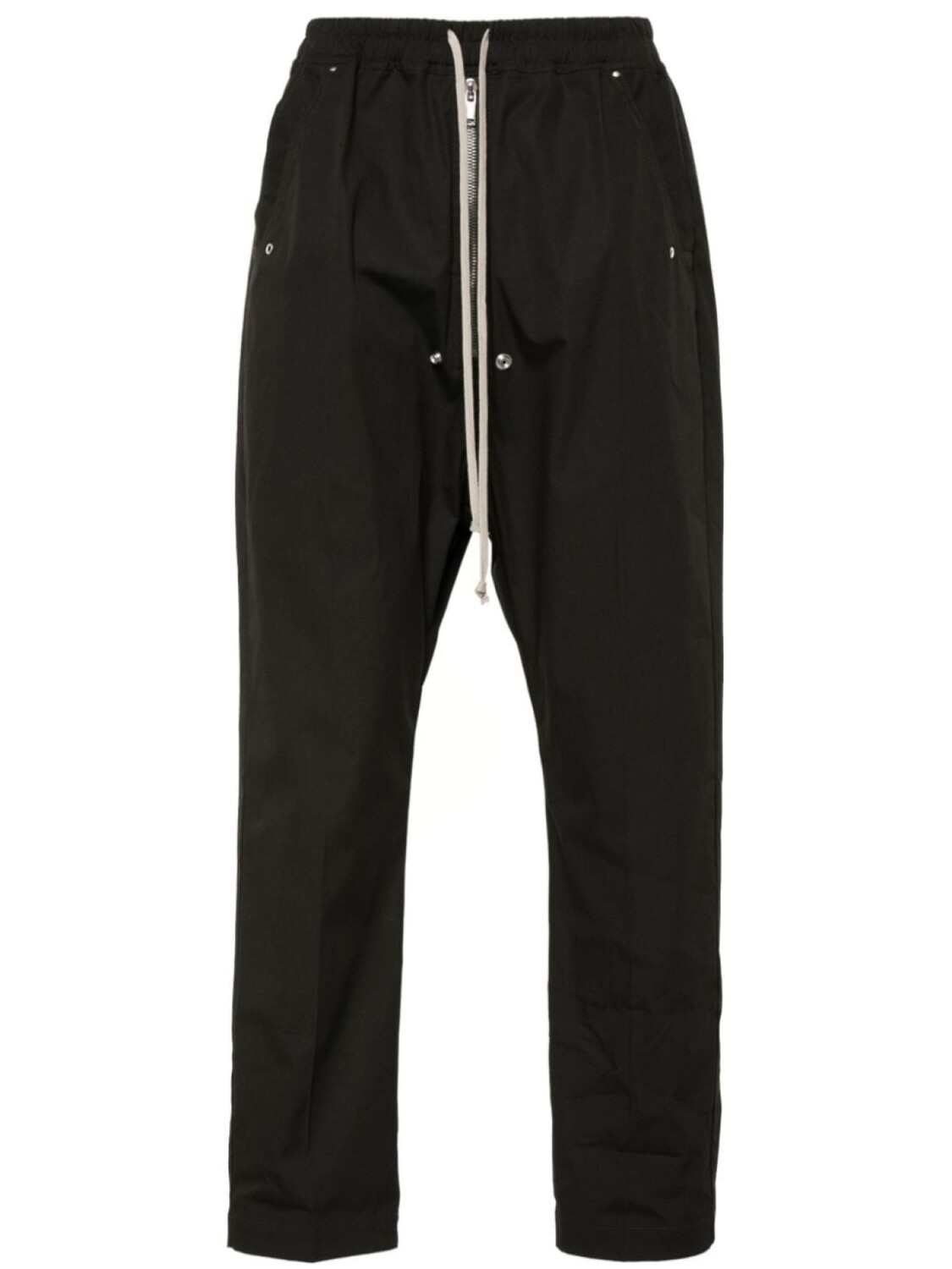 

Rick Owens зауженные брюки Porterville Bela с кулиской, серый