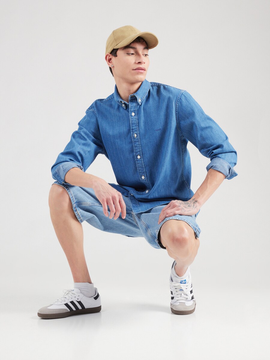 Рубашка на пуговицах классического кроя LEVIS ┬о Authentic Button Down Shirt, Blue denim — фото 4