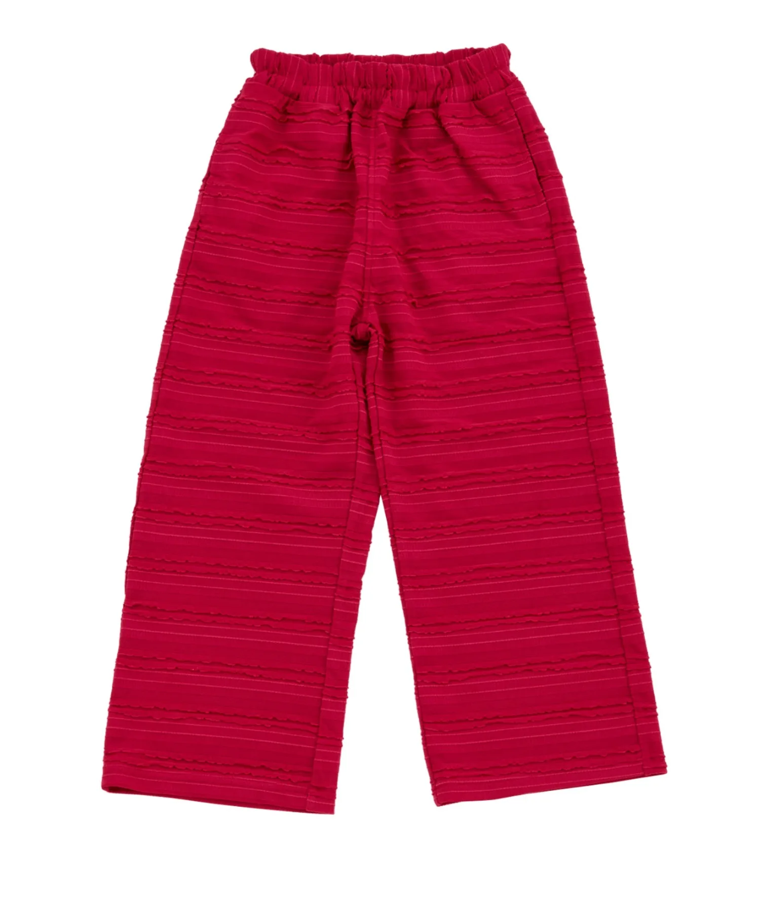 Широкие штаны с рюшами JQ WIDE PANTS Ocean&Ground розовые