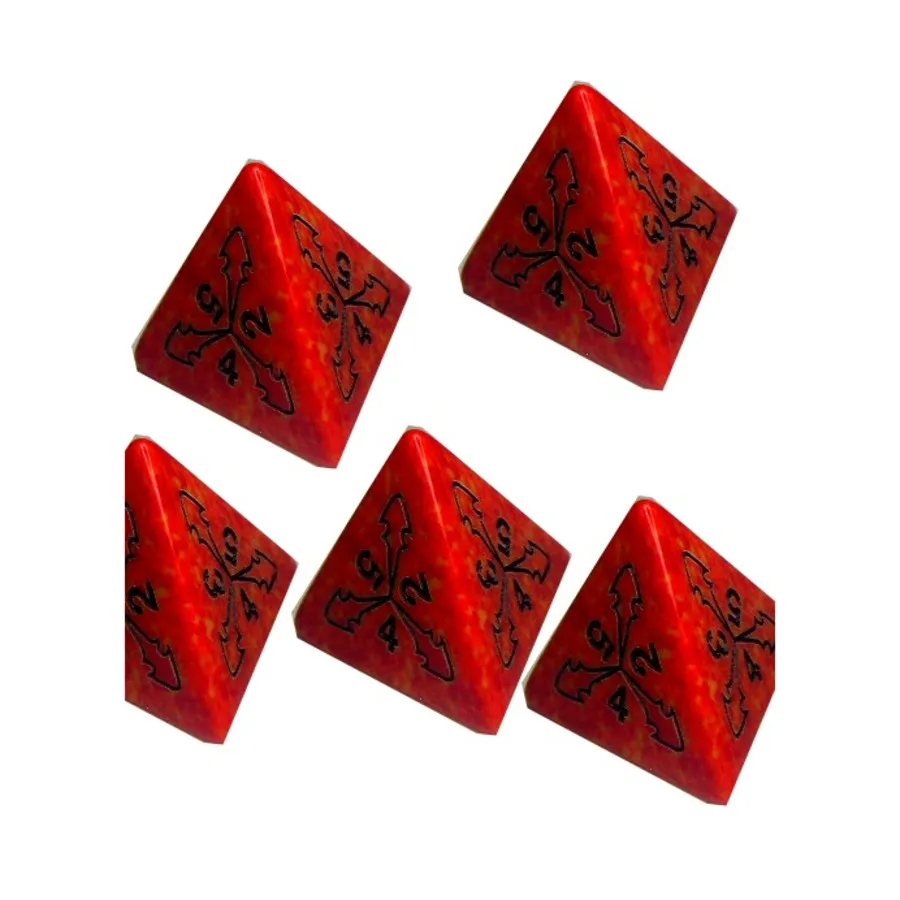 

d4 Магическая стрела (5), Assorted Dice (Just Games Rochester)