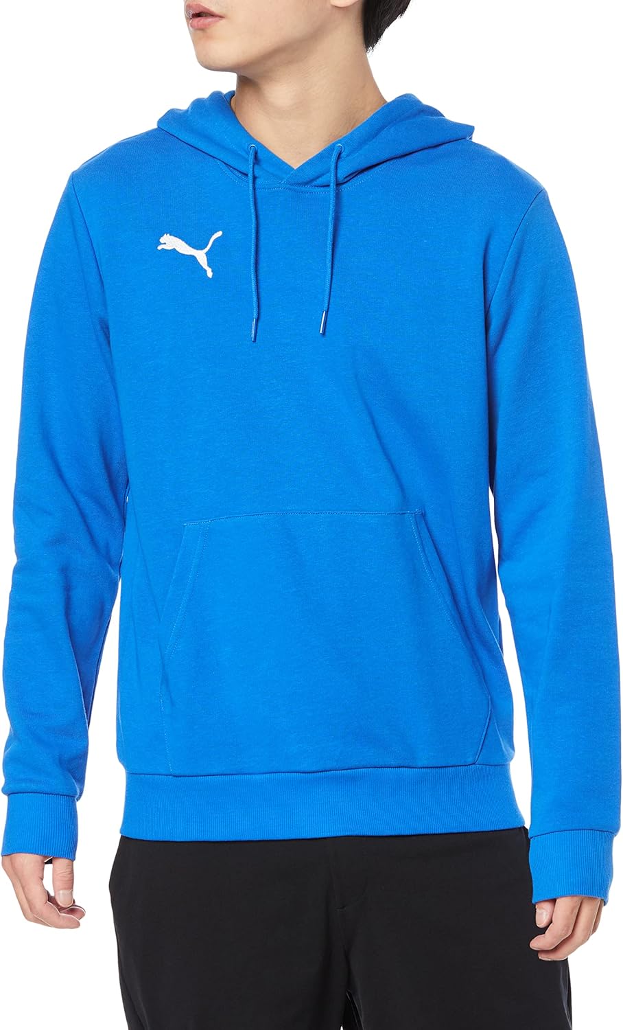 

Мужская толстовка Puma TEAMGOAL23 656988, повседневная, худи, куртка, футбольная тематика, черный/синий