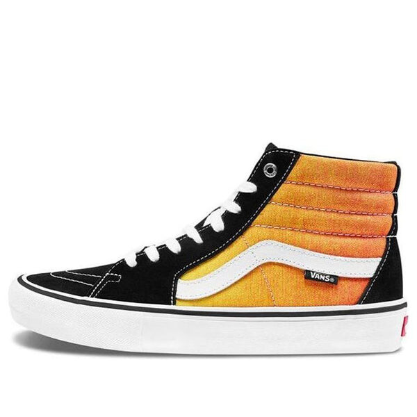 

Кроссовки sk8-hi pro 'fade - black orange' Vans, черный