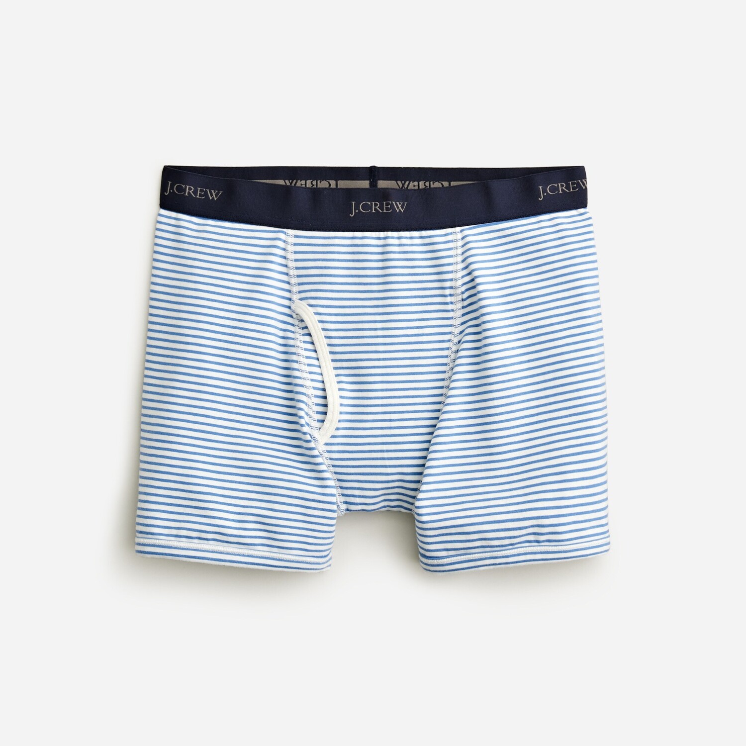 

Трусы-Боксеры стрейч 4 дюйма в полоску J.Crew, белый