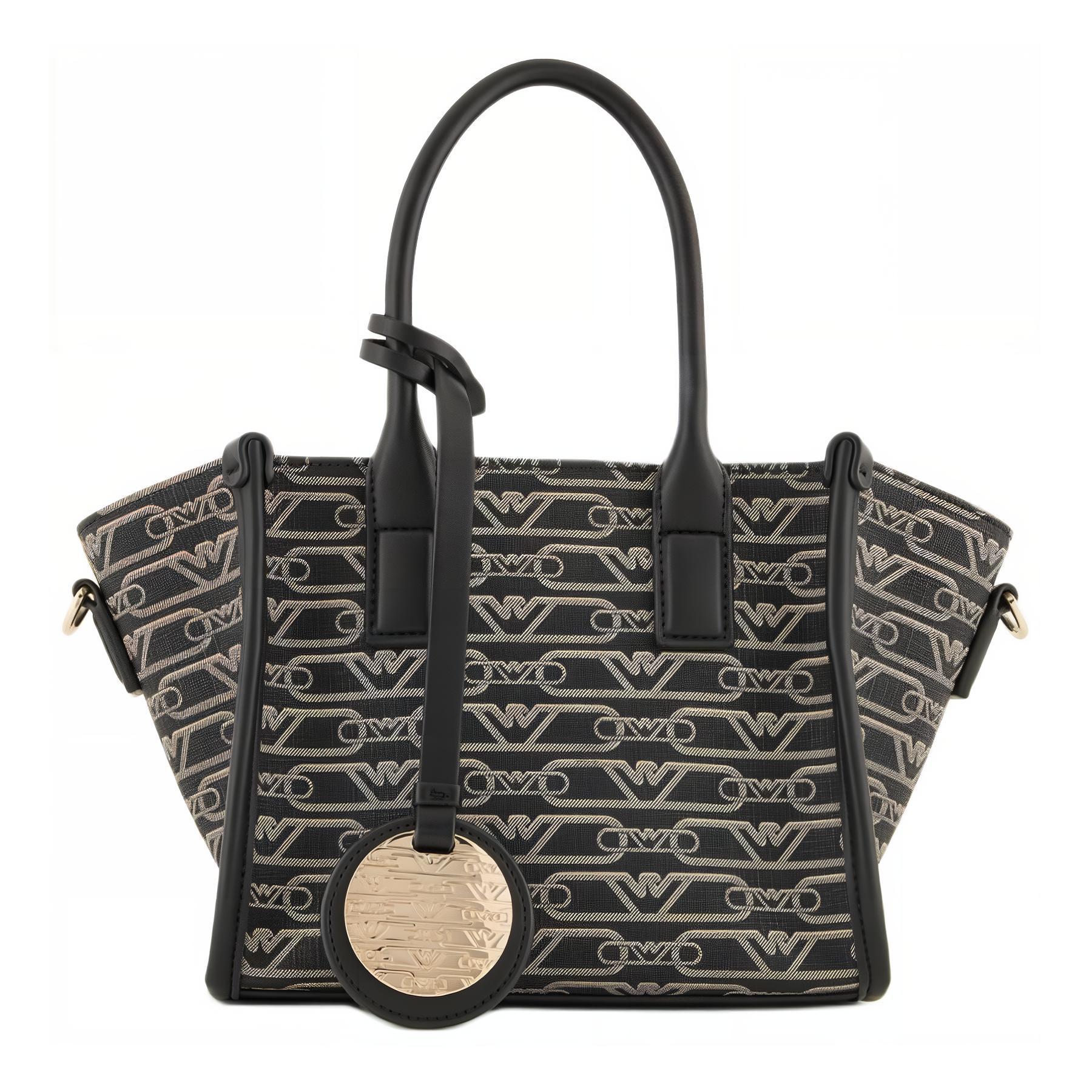 

EMPORIO ARMANI Монограмма Жаккардовая Мини Сумка Тот