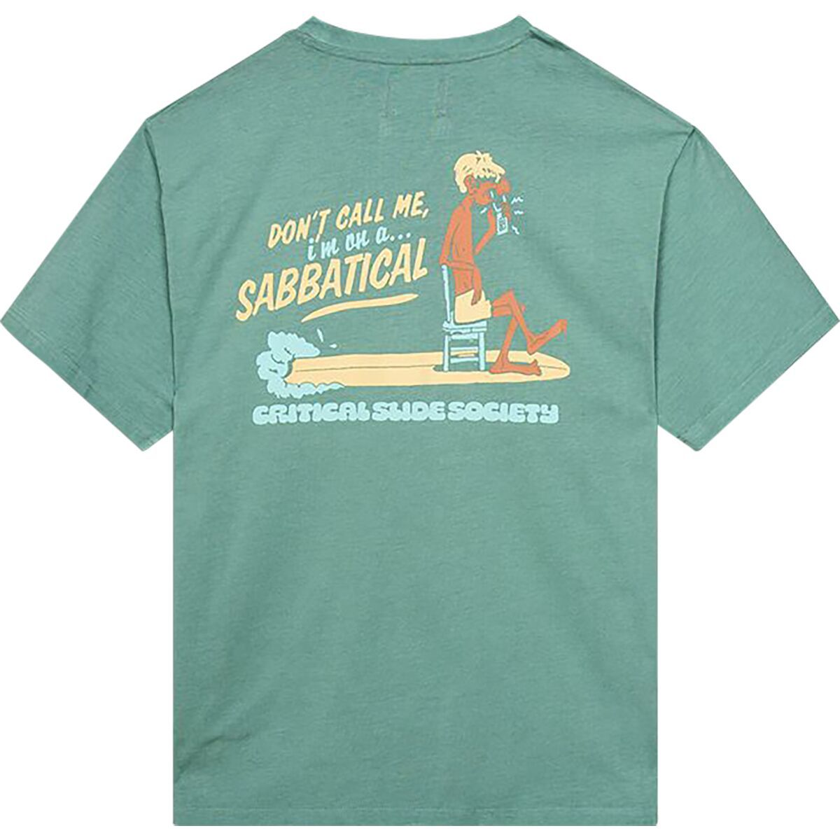 

Футболка Sabbatical The Critical Slide Society, зеленый