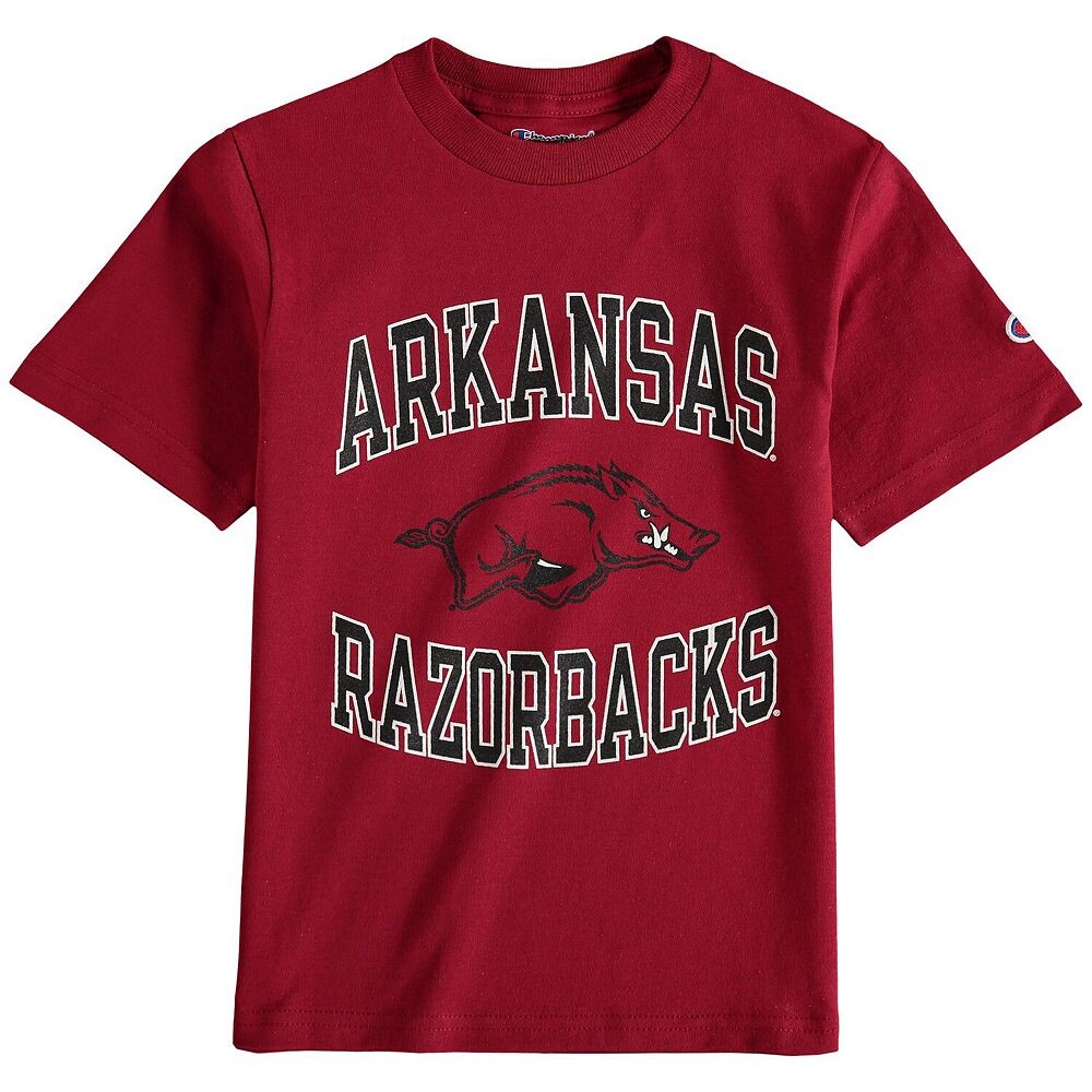 Футболка из джерси молодежного чемпиона Cardinal Arkansas Razorbacks Circling Team Champion, цвет Ark Red