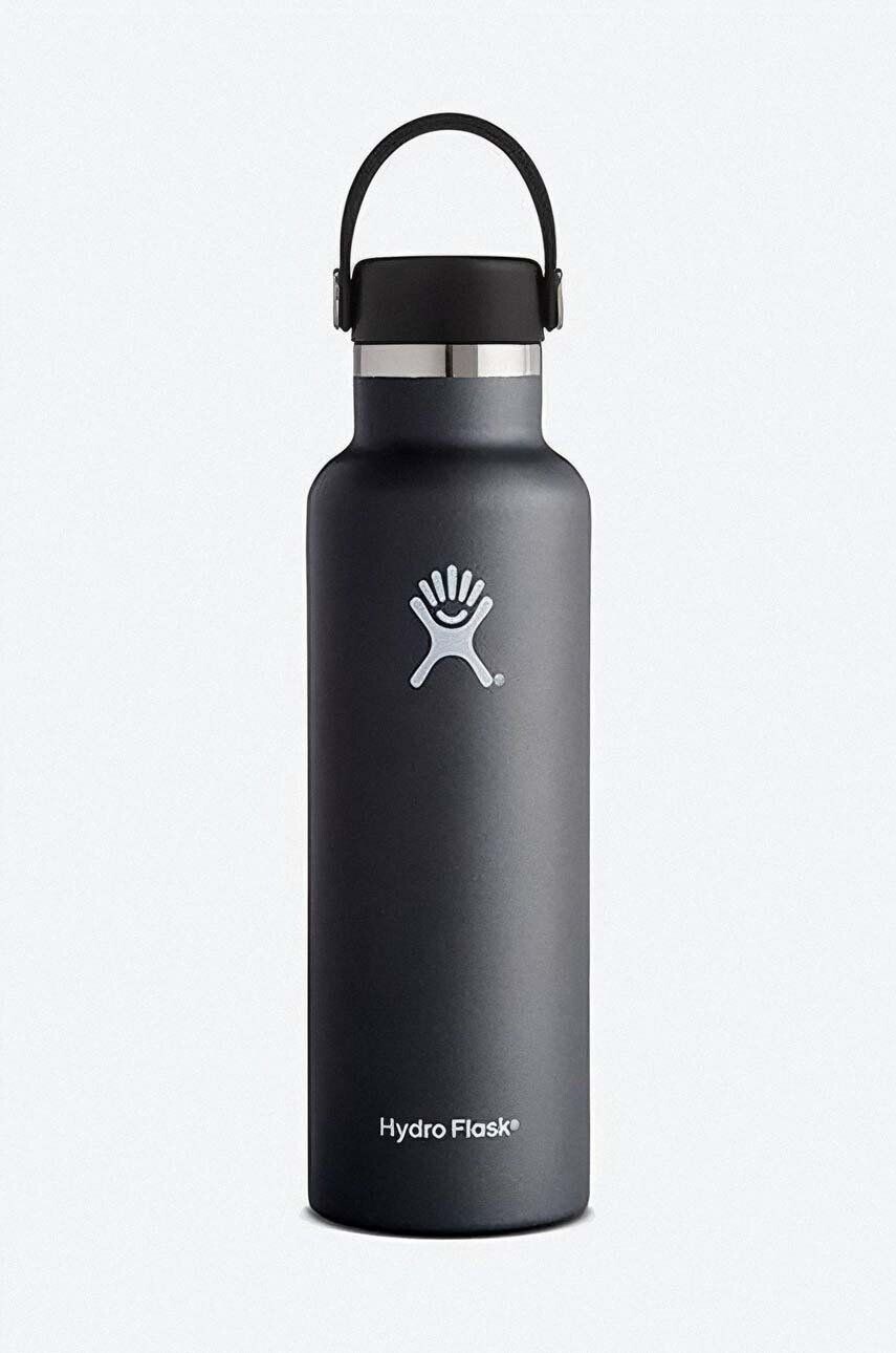 

Термобутылка Hydro Flask, 21 унция, стандартная гибкая крышка, черный