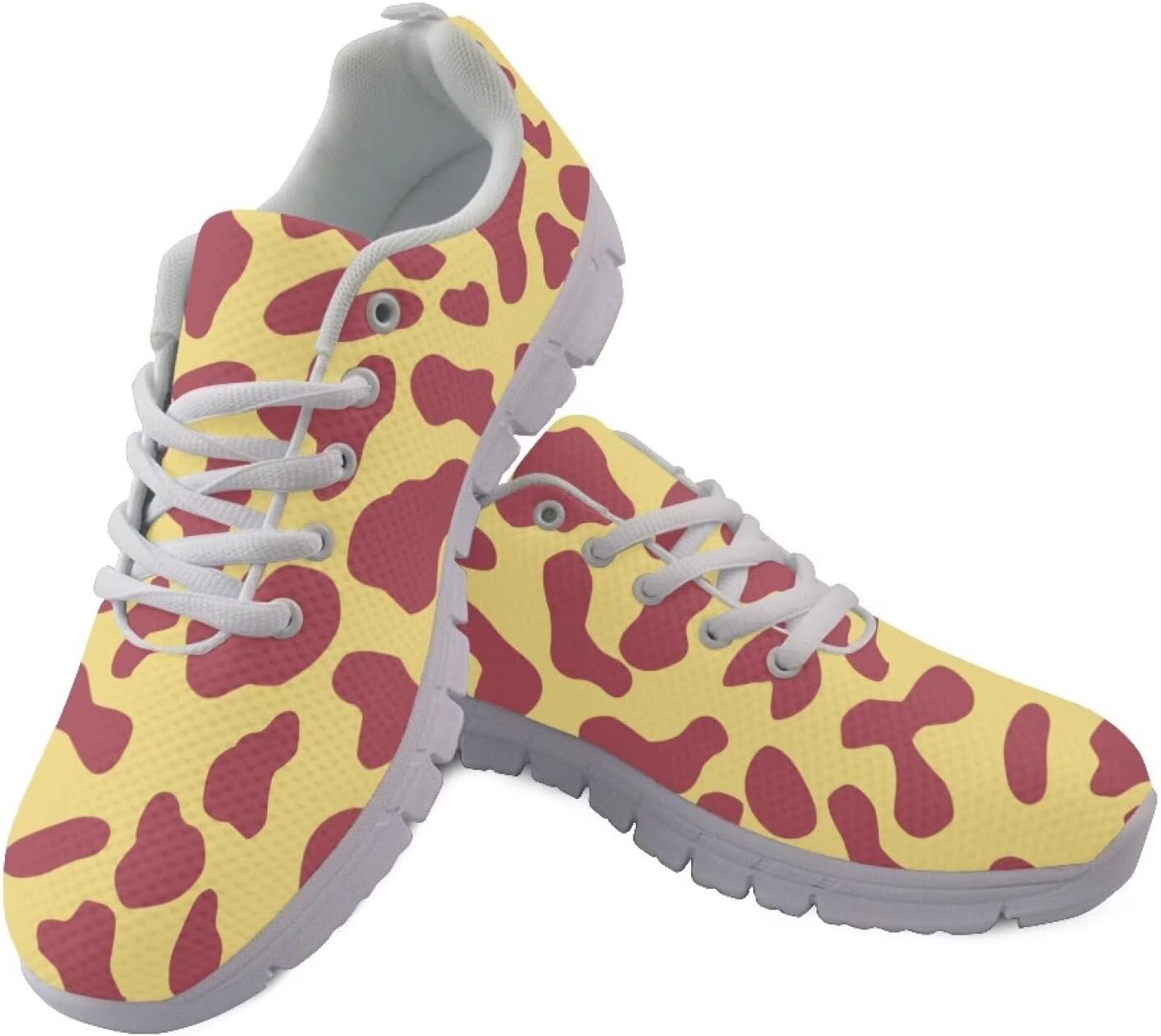 

Легкие кроссовки AmzPrint для мужчин с милой белой подошвой для бега и тенниса, модные повседневные кроссовки, размеры 6.5-13.5