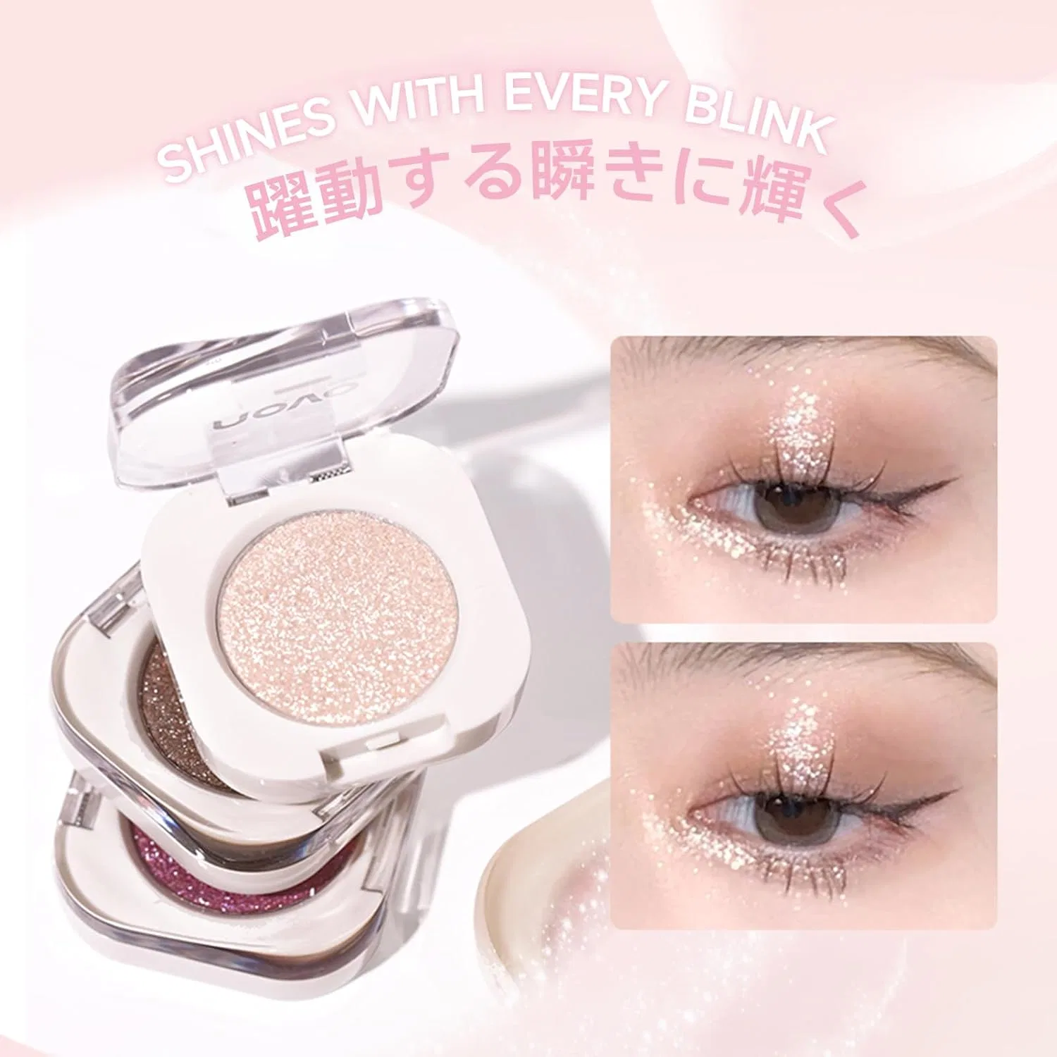 Палетка теней для век матовая с перламутром Novounow, 12 цветов, 10 г, фиолетовый — фото 3