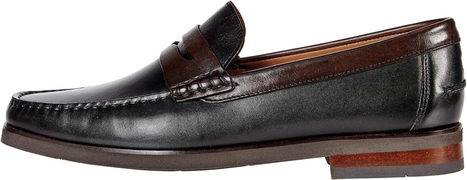 Лоферы Berkley Flex Penny Loafer Florsheim, цвет Black/Brown — фото 4