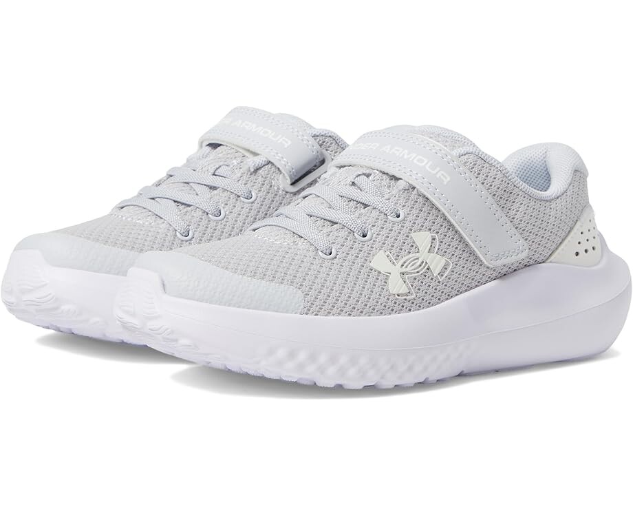 

Кроссовки Under Armour Kids Surge 4 Alternate Closure, цвет Halo Gray/White/Iridescent