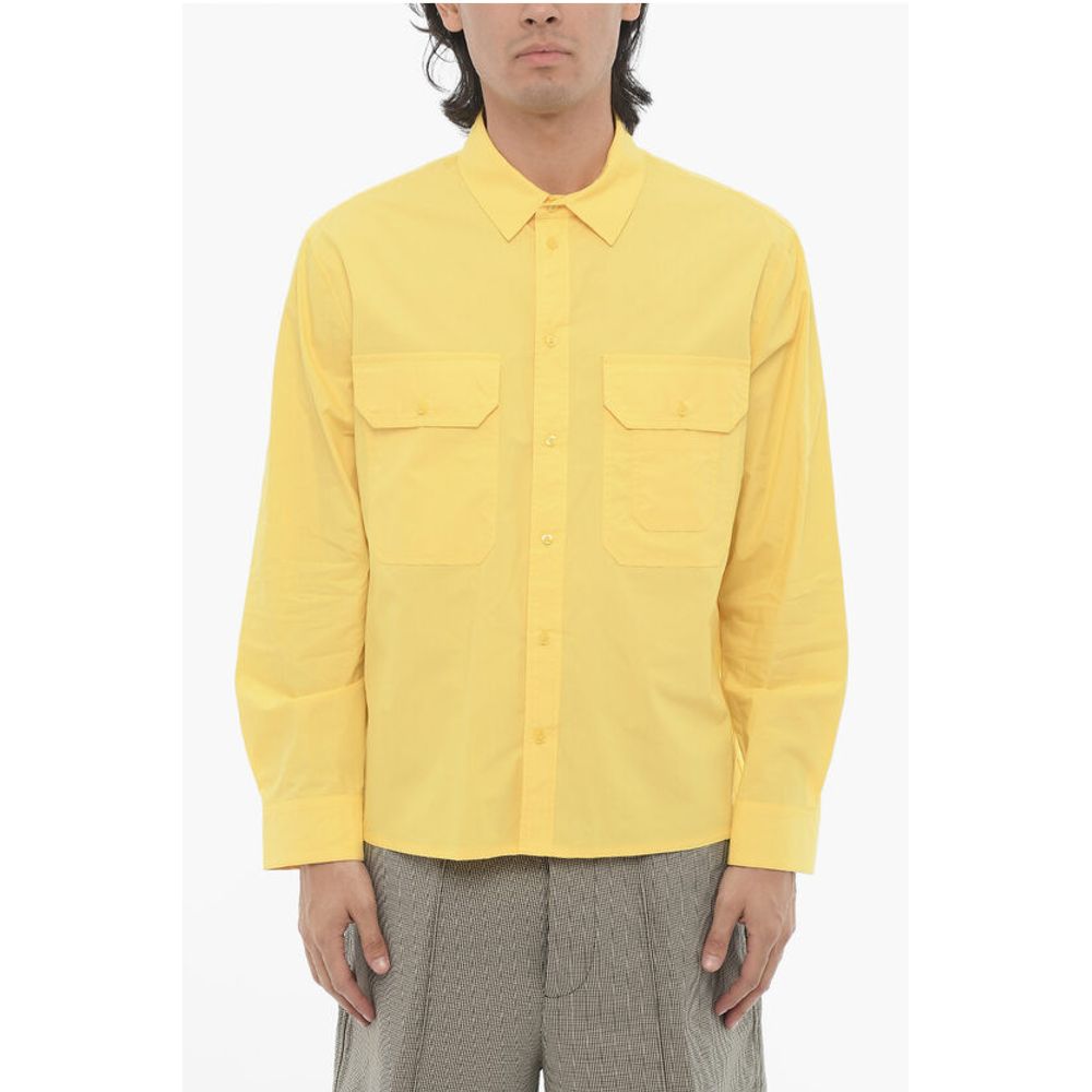 

Желтая хлопковая рубашка Neil Barrett, Yellow