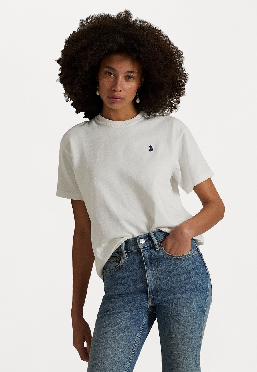 Футболка Polo Ralph Lauren RELAXED FIT COTTON JERSEY TEE, White — фото 4