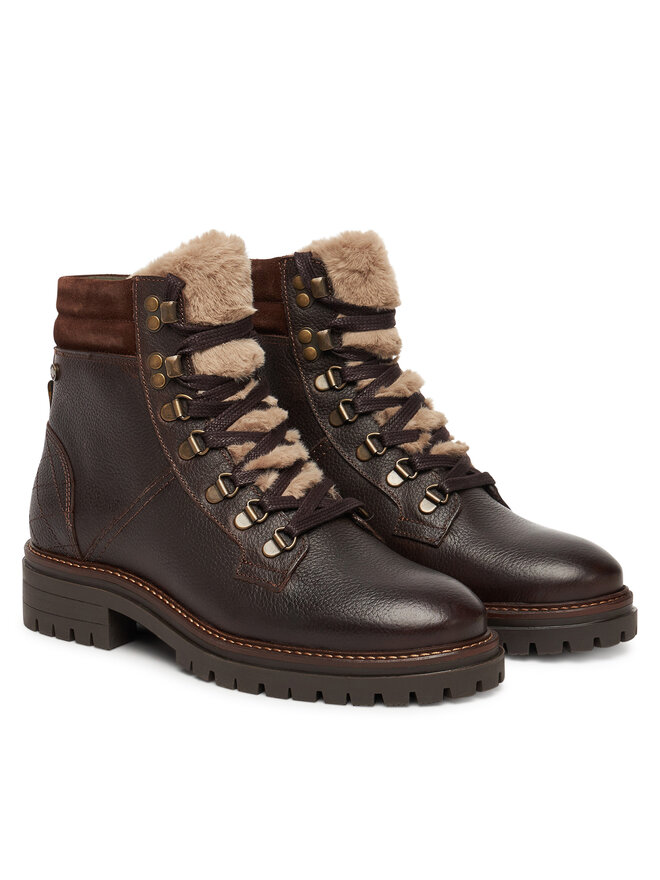 Ботильоны на шнуровке Bambburgh LFO0770BR96 Barbour, коричневый — фото 2