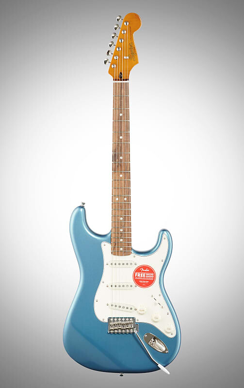 

Электрогитара Squier Classic Vibe '60s Stratocaster Electric Guitar, with Laurel Fingerboard, Lake Placid Blue