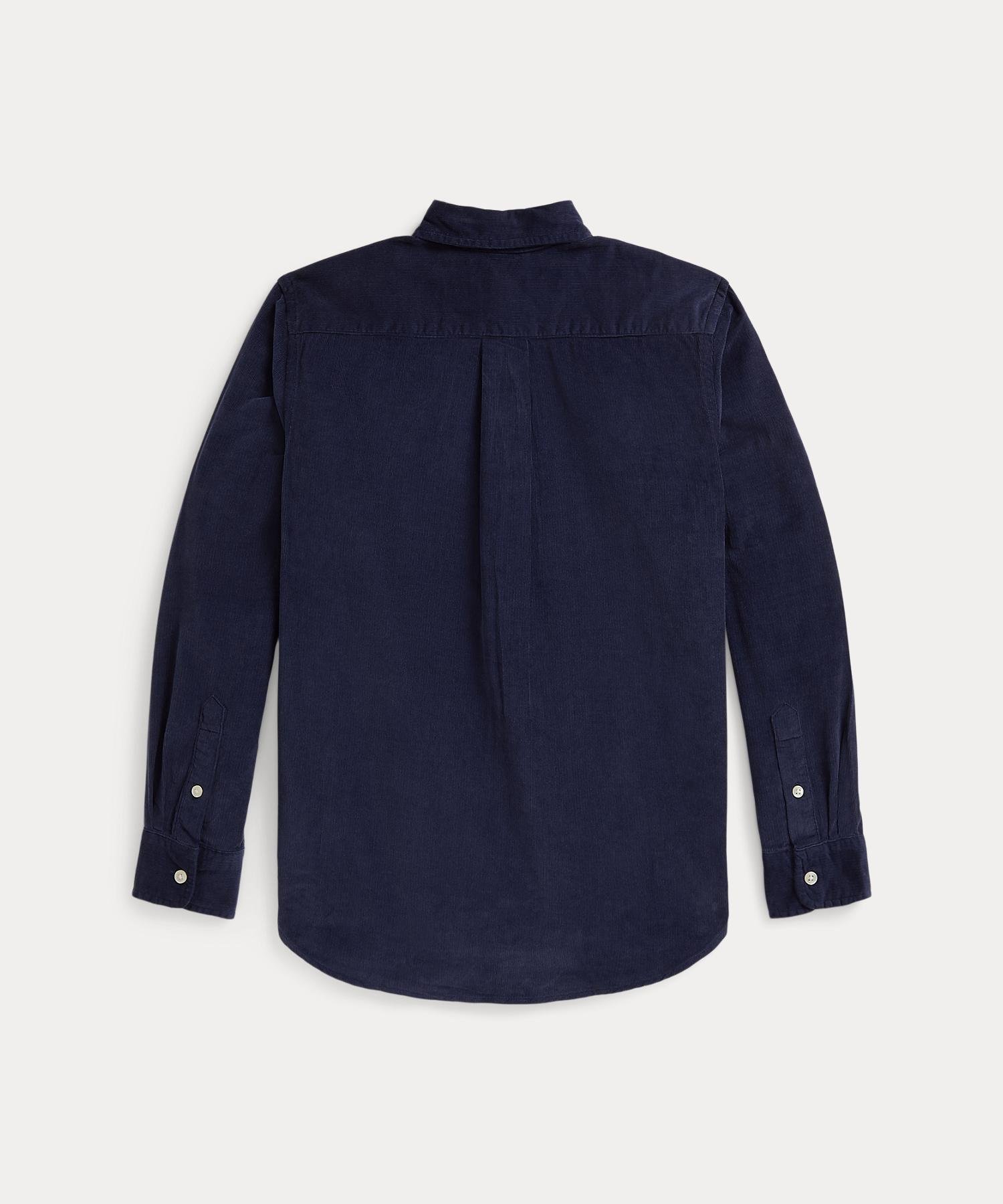 Рубашка из хлопкового вельвета (Для мальчиков 8-20 лет) Polo Ralph Lauren, 400 Blue — фото 2