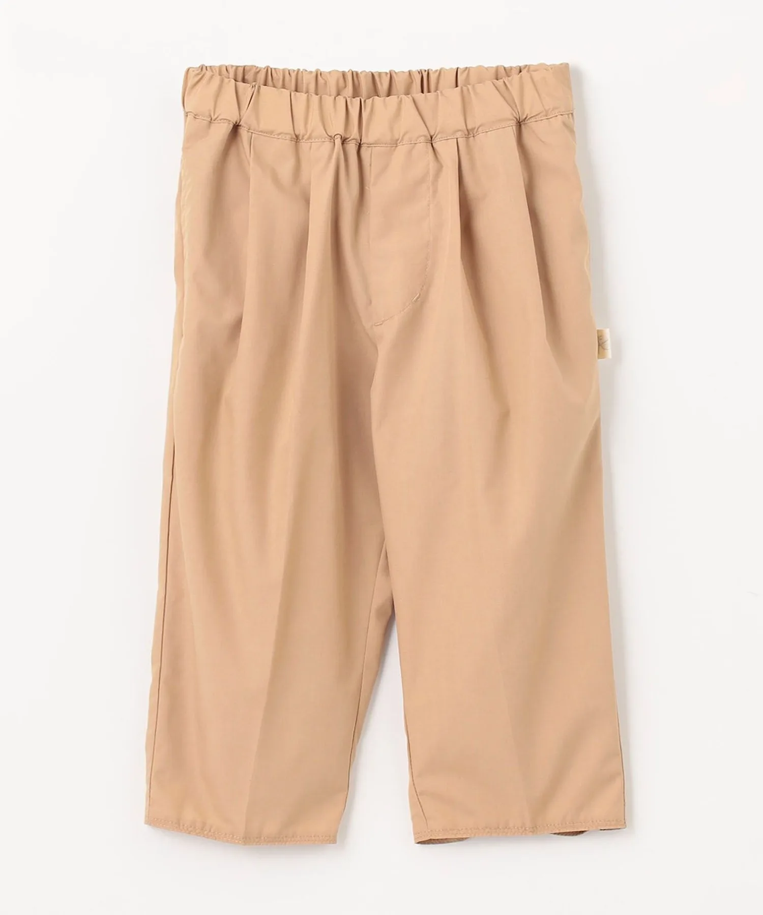 Детские штаны с задней лентой Tapered Cropped Zoku beige