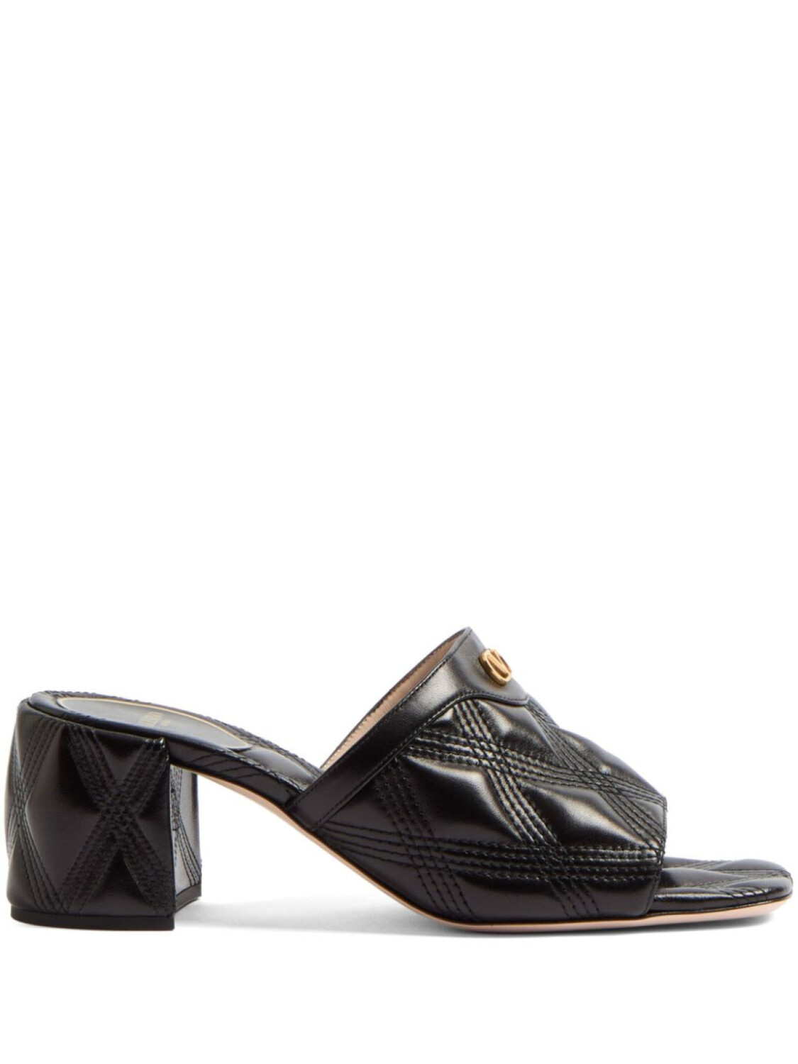 Valentino Garavani мюли с логотипом VLogo Signature, черный