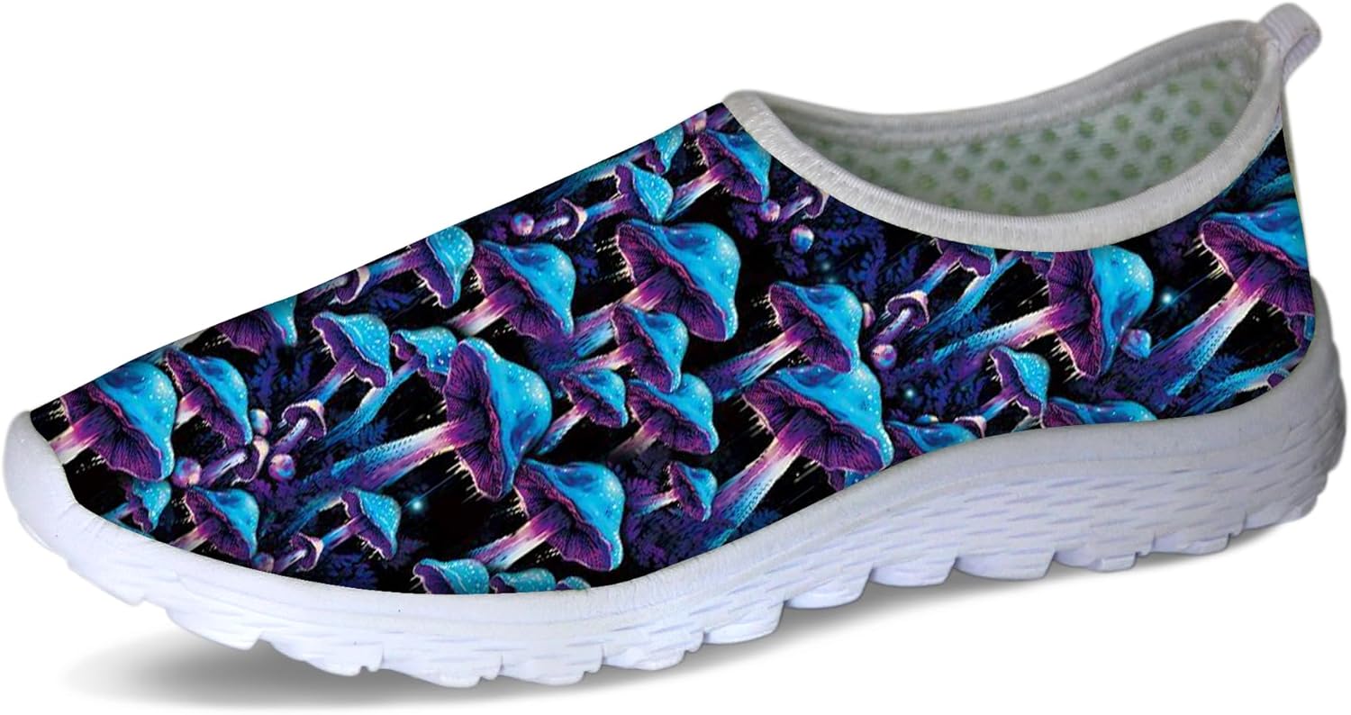 

Кроссовки Forchrinse Panda для женщин и мужчин Go Walk Slip-on для бега и ходьбы, синий