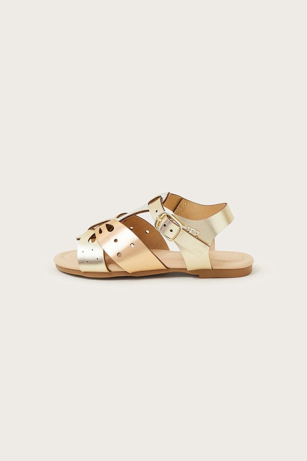 

Сандалии Monsoon Baby Metallic Butterfly, мультиколор