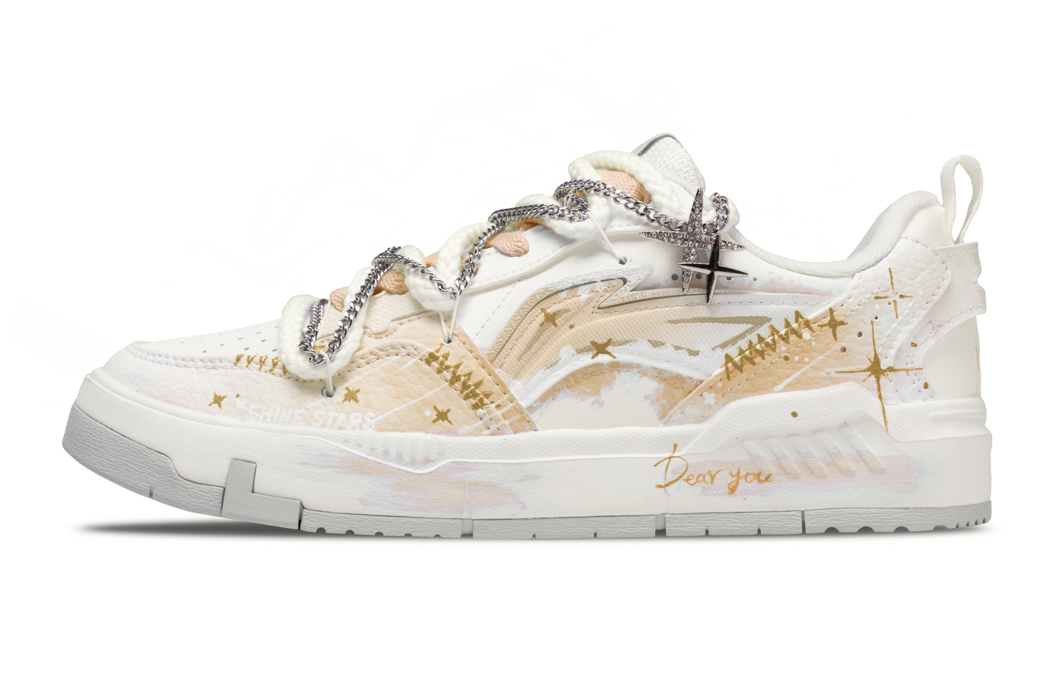 

LINING Yuan Chu Coverage Cushioning Low Top Skateboard Shoes Men's Ginger Yellow