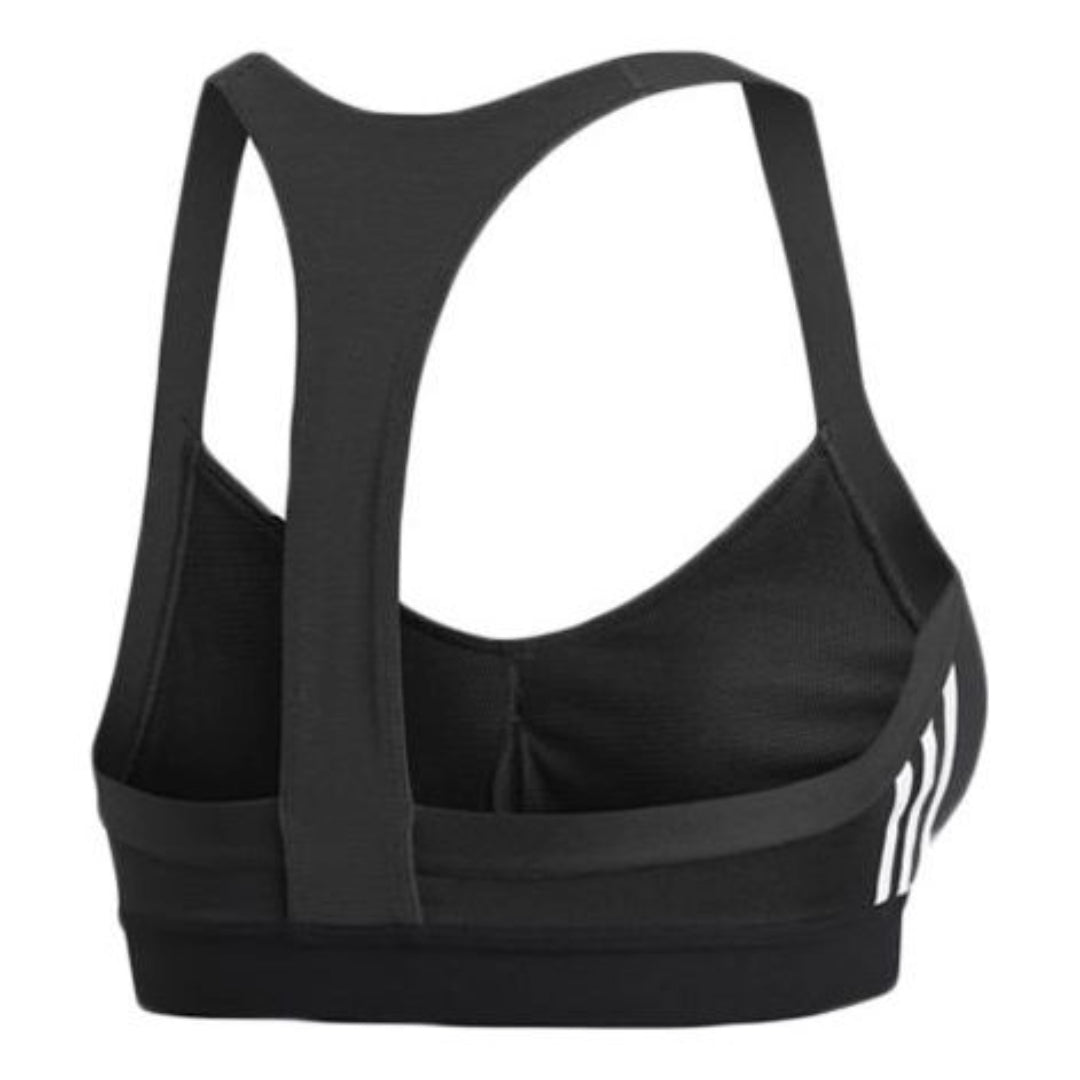 Бюстгальтер (WMNS) adidas All Me 3-Stripes Bra Asia Sizing 'Black Whtie' — фото 2
