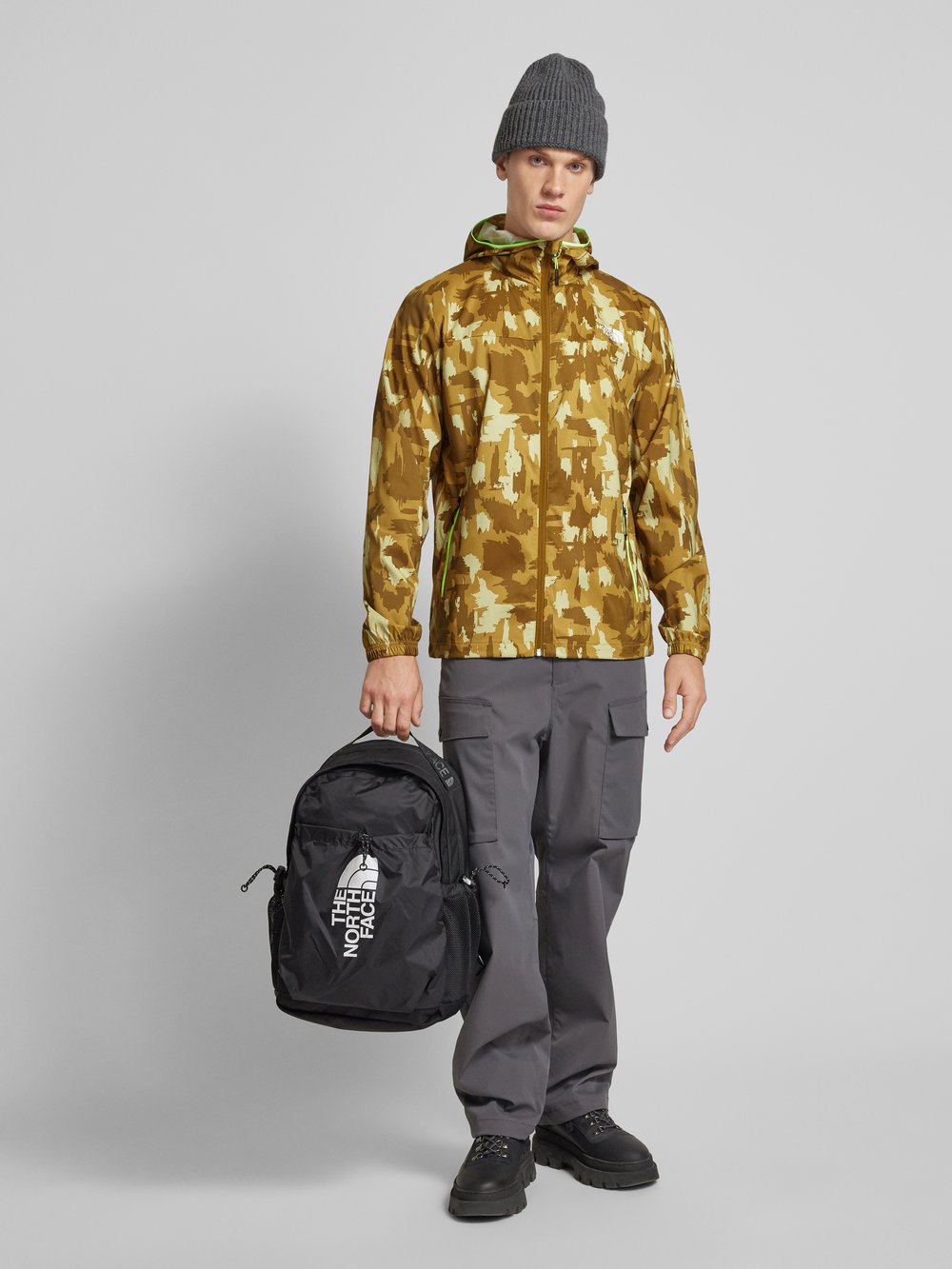 

Куртка с капюшоном The North Face, горчичный