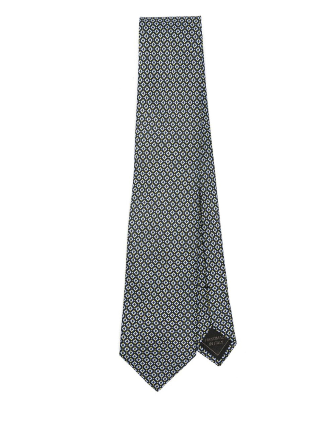 

Brioni галстук с геометричным узором, синий
