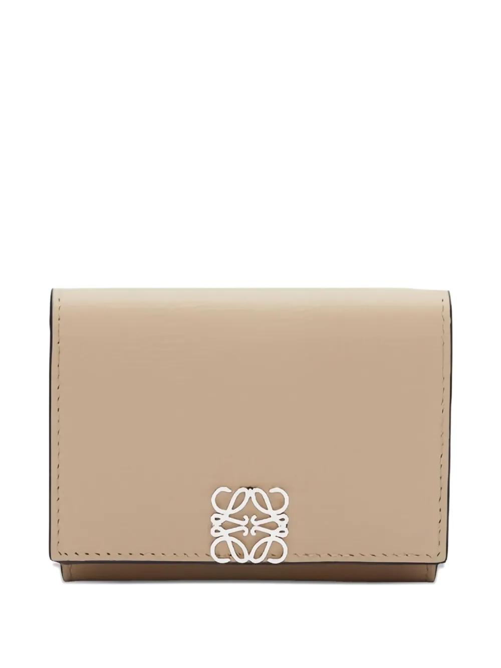 

Кошелек с логотипом Anagram Loewe, бежевый