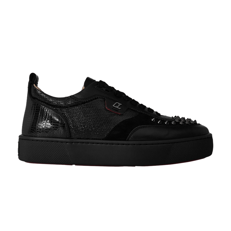 

Кроссовки Christian Louboutin Happyrui Spikes Flat 'Version Black', черный