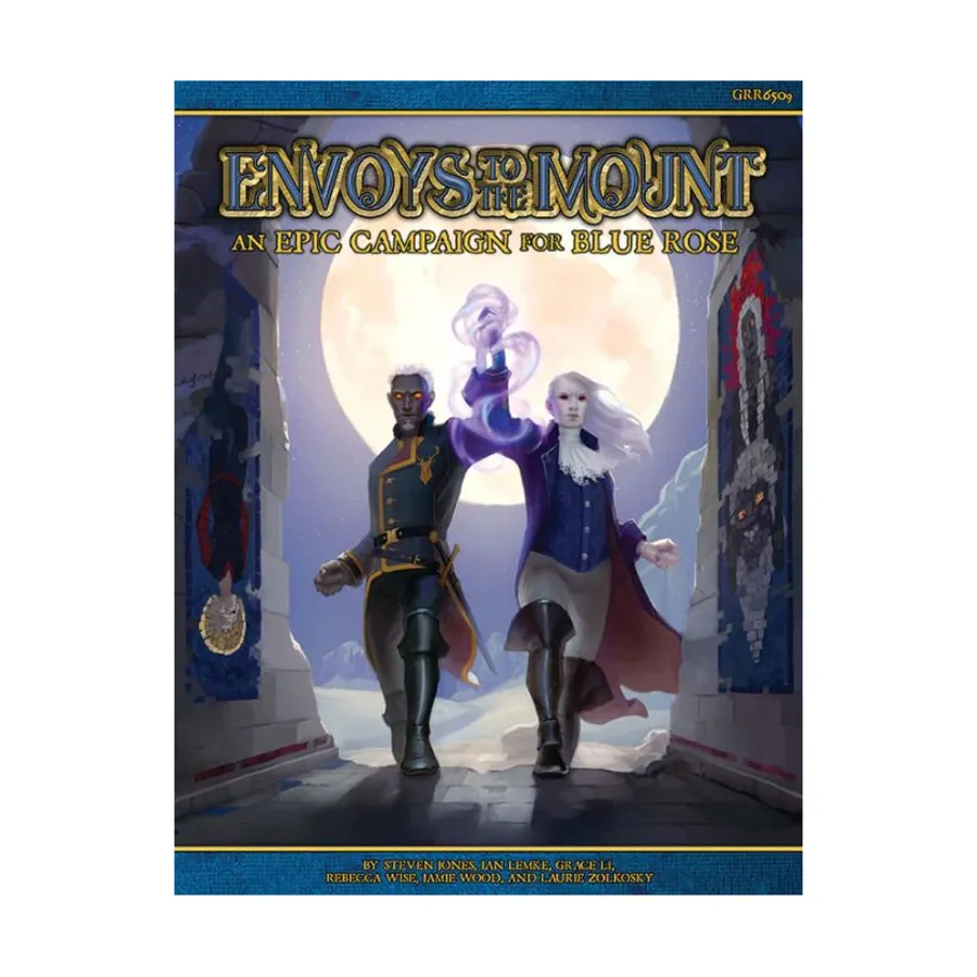 

Envoys to the Mount - An Epic Campaign for Blue Rose, Fantasy Supplements (Green Ronin Publishing) (5e), твердый переплет