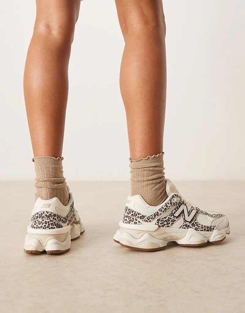 Кроссовки New Balance 9060 с леопардовым принтом — эксклюзивно на ASOS — фото 4