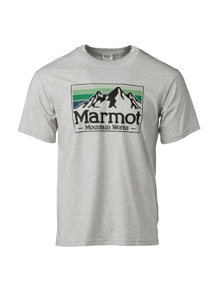 

Marmot Футболка MMW Gradient Tee SS серого цвета, Серый, Marmot Футболка MMW Gradient Tee SS серого цвета
