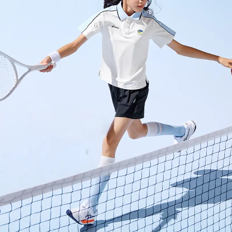Asics Спортивная футболка 0001, белый цвет, для детей от 3 до 7 лет — фото 4