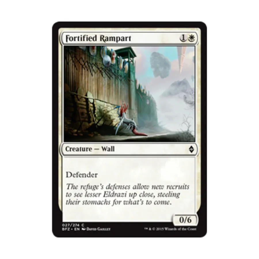 

CCG Укрепленный вал (C), MTG - Battle for Zendikar