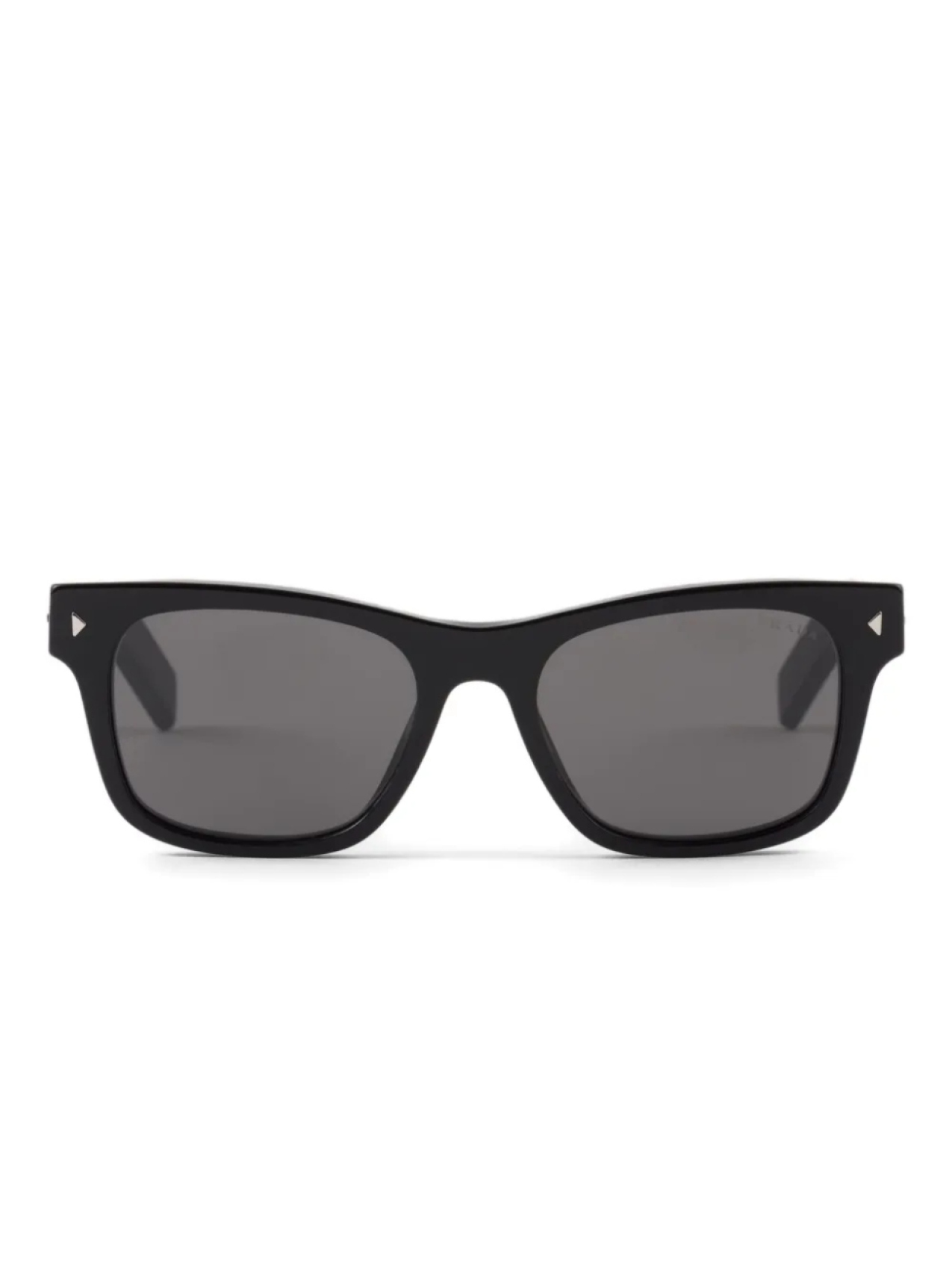 

Солнцезащитные очки Prada Eyewear квадратной формы с металлическими пластинами, черный