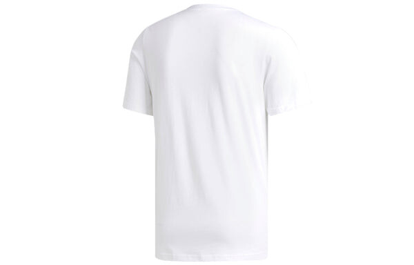 Футболка originals classic large logo casual short sleeve white Adidas, белый — фото 2