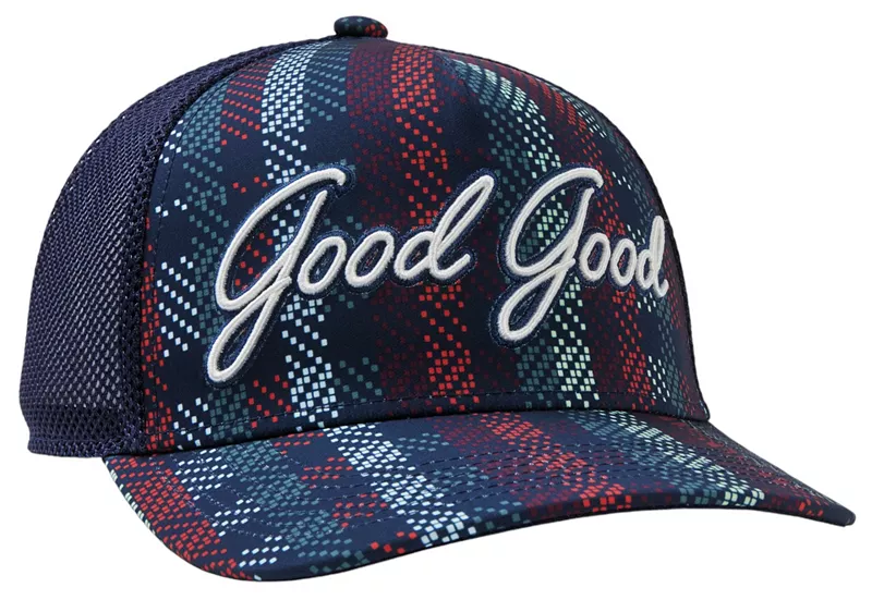 

Мужская кепка для гольфа Good Good Golf в клетку Par Plaid, цвет Navy Plaid