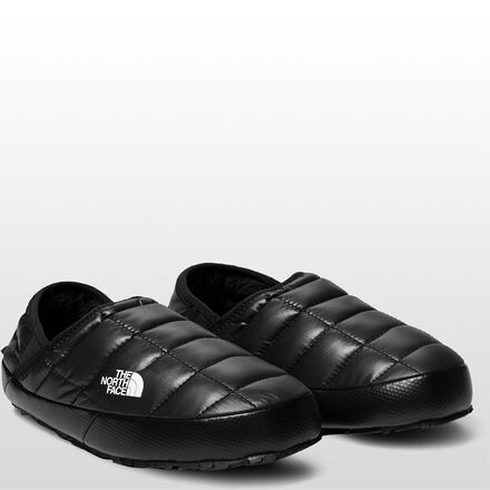 Женские ботинки The North Face Thermoball Traction Mule V стеганые из рипстопа, черный — фото 3